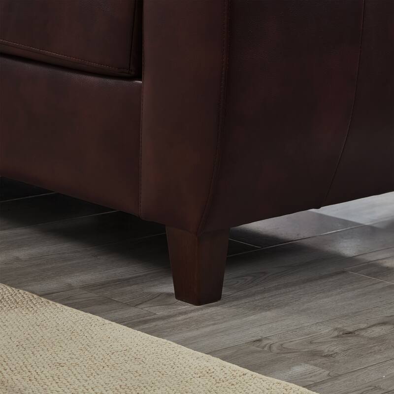 Roomfitters 59" Modern 2-Seater Loveseat Sofa, Comfortable Upholstered Small Couch with Padded Armrests for Living Room