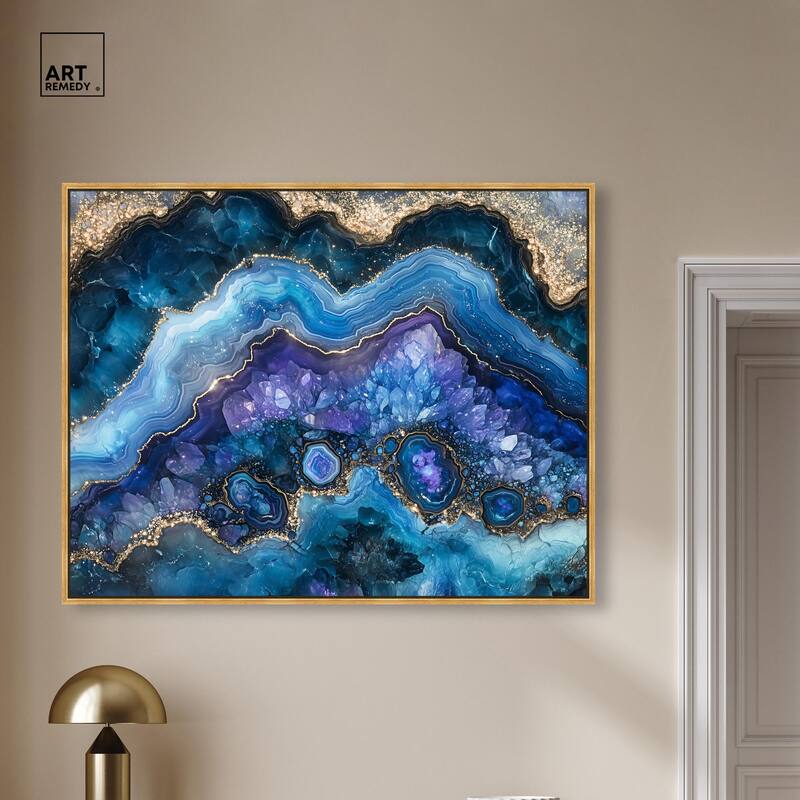 Galactic Geode II Canvas by Art Remedy
