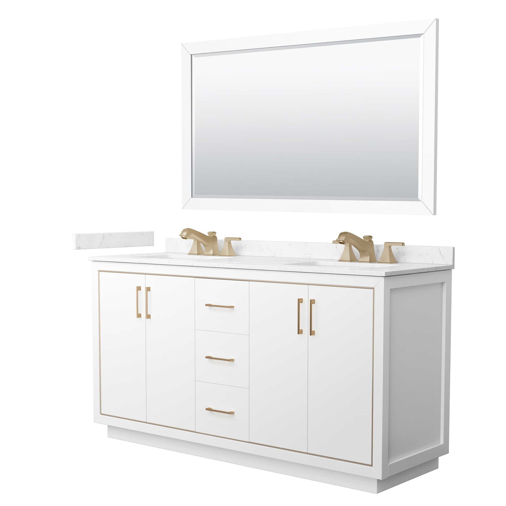 Wyndham Collection WCF1111-66D-VCA-US3M58 Icon 66" Free Standing