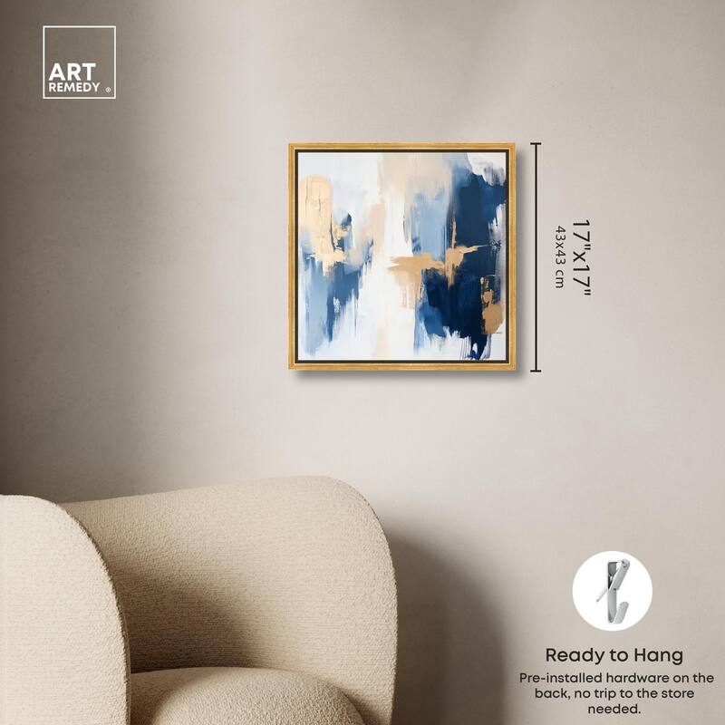Tranquil Blue Depths II Canvas by Art Remedy