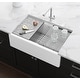 preview thumbnail 5 of 5, Ruvati Stainless Steel Foldable Drying Rack Replacement for RVG1533 Farmhouse Workstation Sink - RVA1393