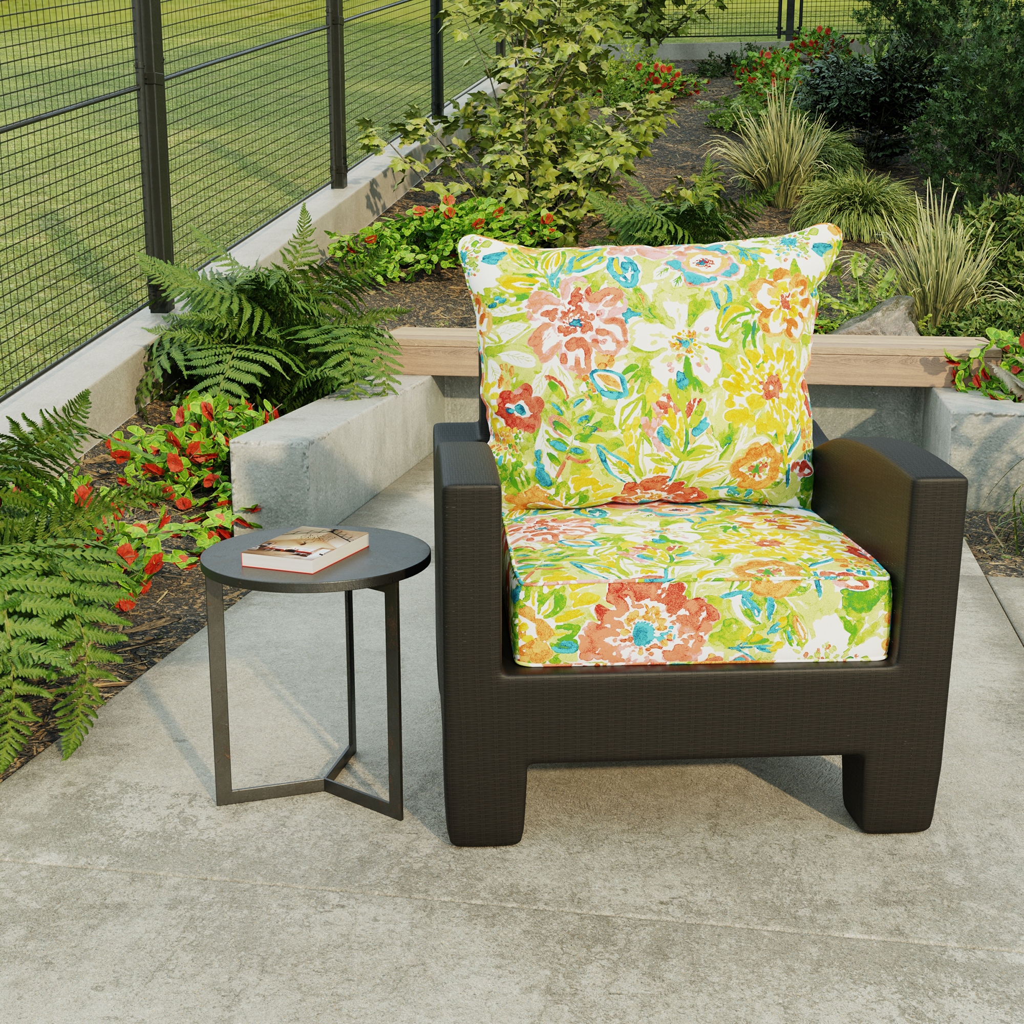 24 square outdoor best sale cushions
