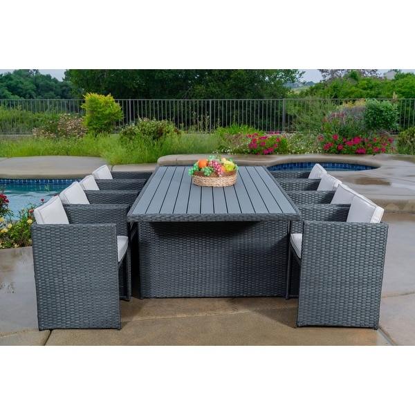 9 piece rattan set sale