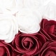 preview thumbnail 5 of 3, 17 in. Americana Flower Wreath