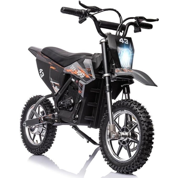 36V Kids Electric Motorcycle Leather seat 350W Brushed Motor Bed Bath Beyond 40831185