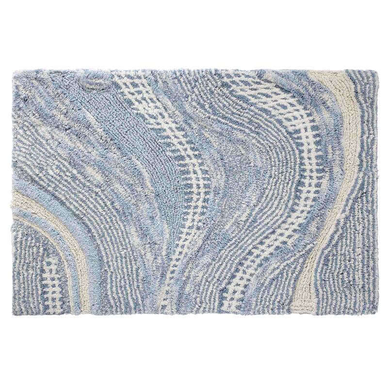 Avanti Linens Waves Blue Rug