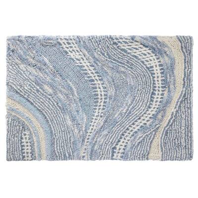Avanti Linens Waves Blue Rug