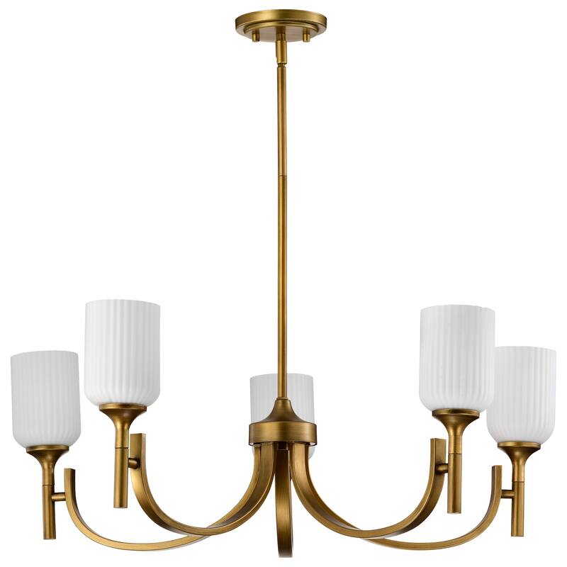 Nuvo Lighting 60/8650 Solara 5 Light 30" Wide Chandelier