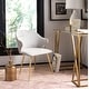 preview thumbnail 2 of 8, SAFAVIEH Couture Edmond Arm Chair - 23" x 24" x 30"