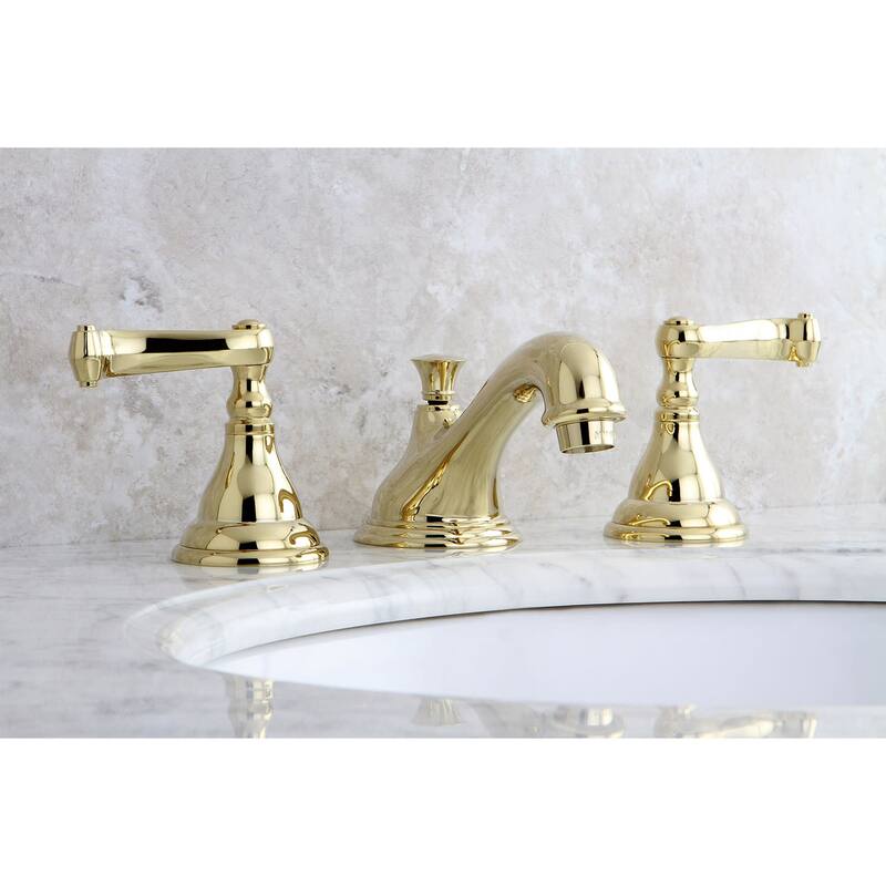 Kingston Brass Royale Widespread Bathroom Faucet with Pop-Up Drain