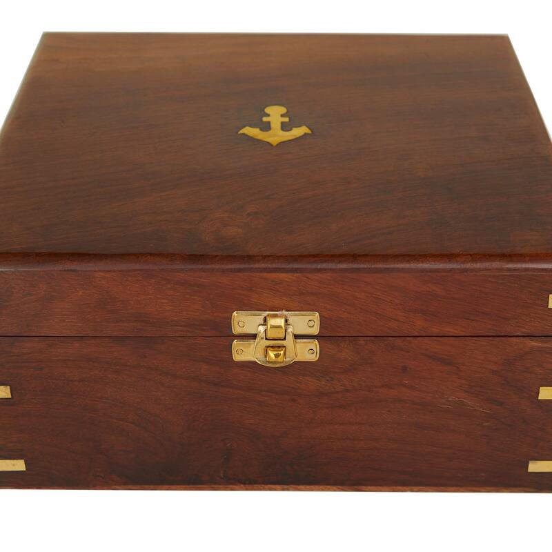 Gold Brass Nautical Heirloom Decor ( Set of 2)