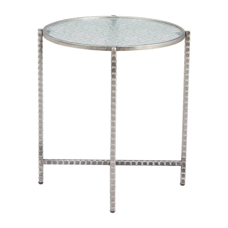 Vetro Side Table Silver