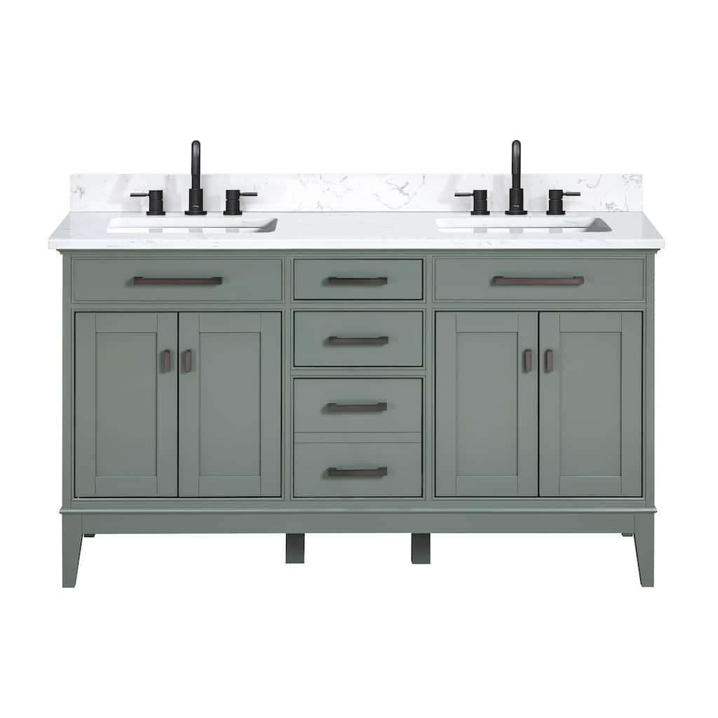 Avanity MADISON-VS61-E Madison 60" Free Standing Double Basin Vanity