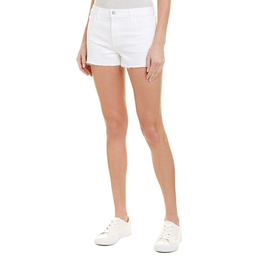 white low rise shorts