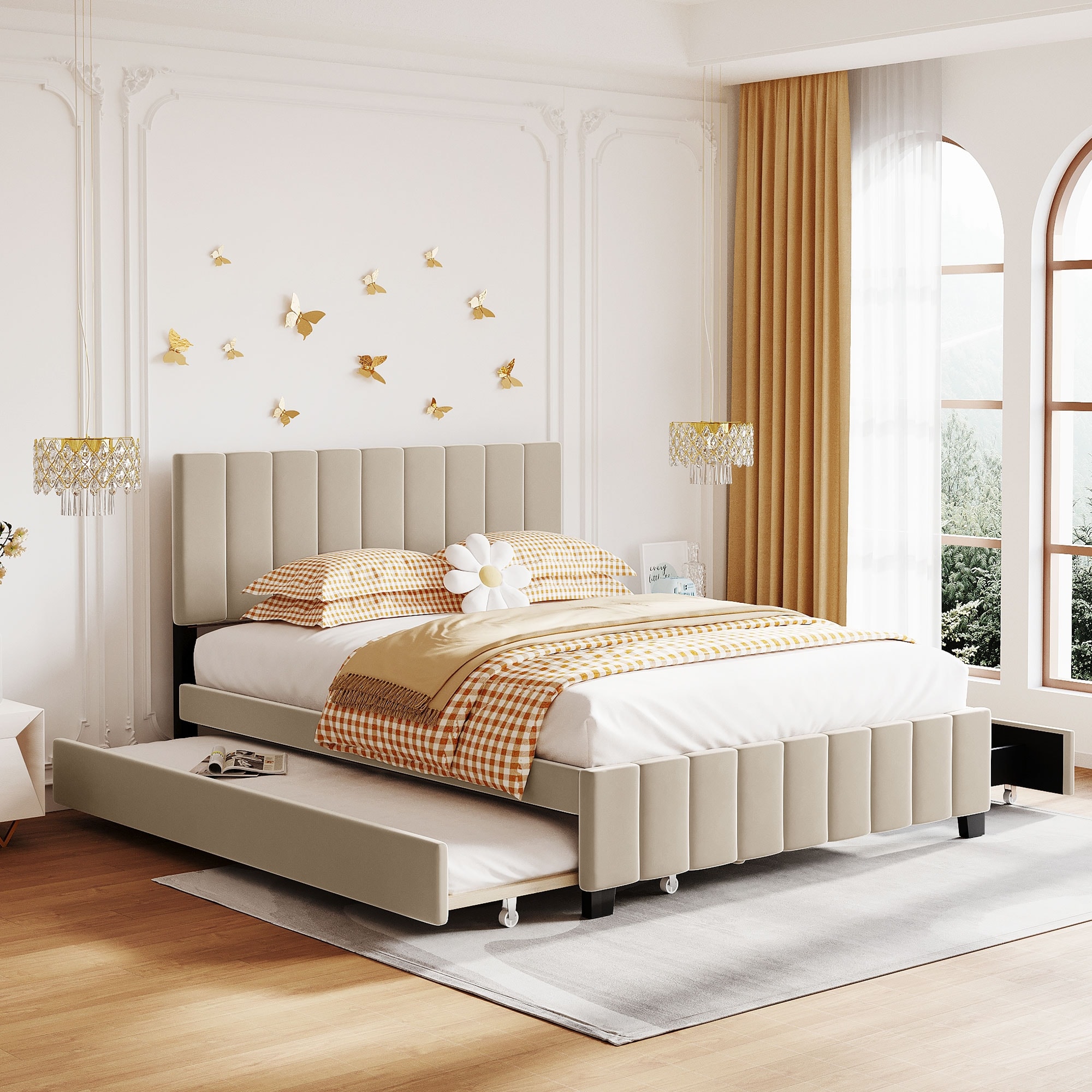 Xl trundle sales bed