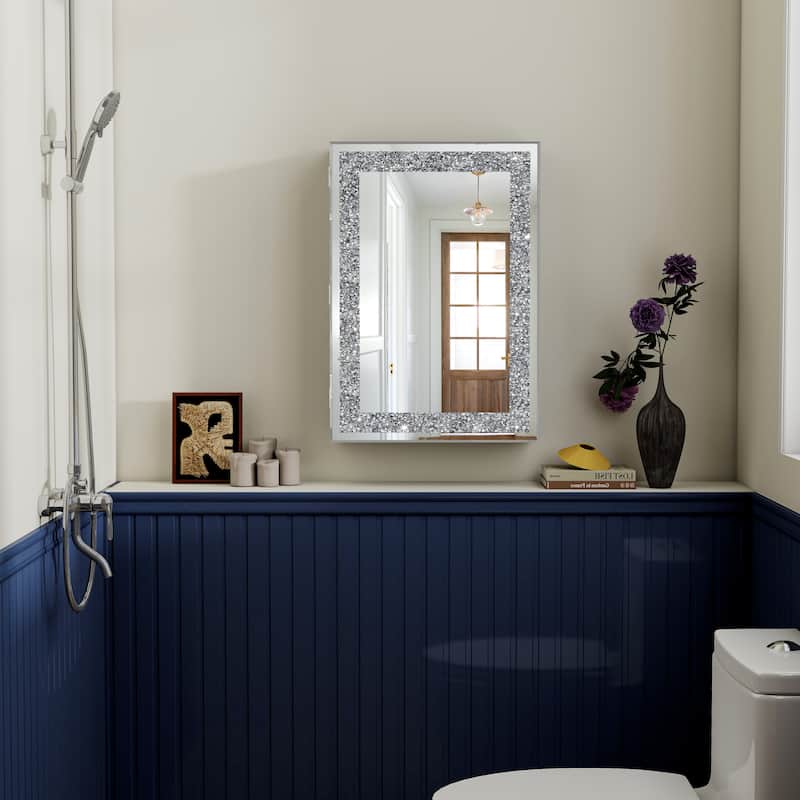 Rectangular Mirrored Medicine Cabinet