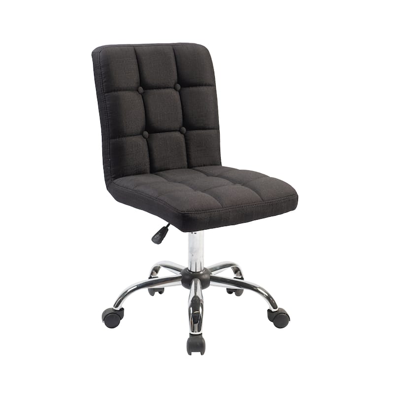 Porthos Home Alice Tufted Fabric Office Chair with Metal Base