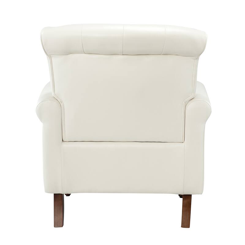 Mycenae Upholstered Accent Armchair with Nailhead Trim