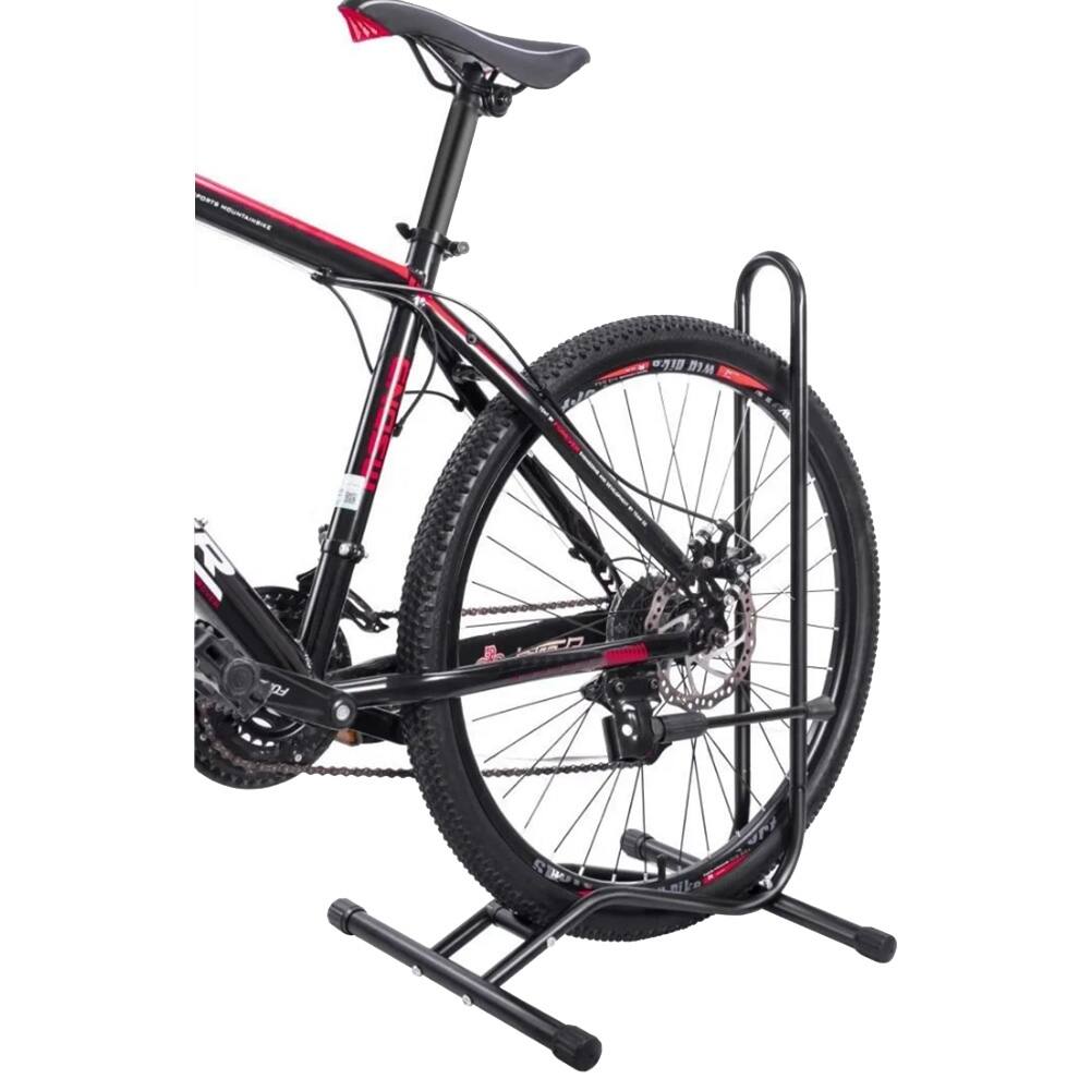 Vandue Universal Freestanding Bicycle Parking Stand Fits Road/Mountain Bikes Indoor/Outdoor