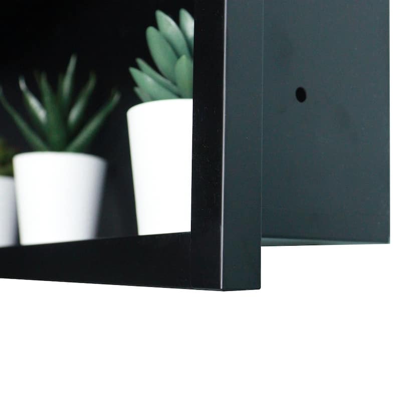 24"×30" Metal Framed Wall Mounted or Recessed Bathroom Medicine Cabinet with Mirror