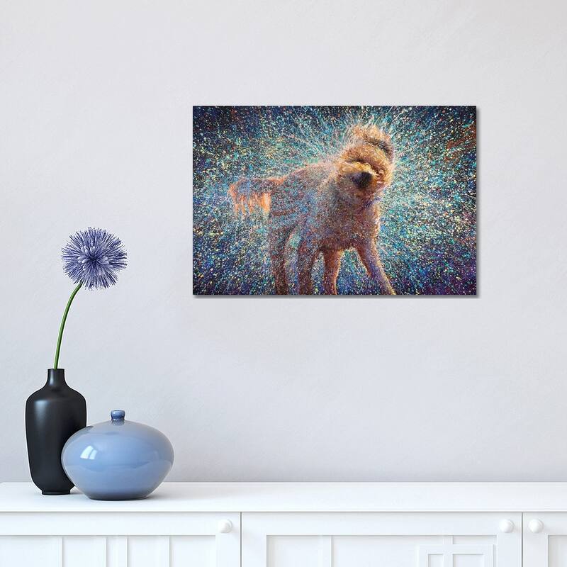 iCanvas "Canis Rufus" by Iris Scott Canvas Print - 12x18x1.5