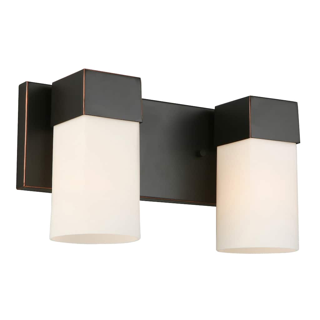 Eglo Ciara Springs 2-Light Vanity Light in Oil-Rubbed Bronze