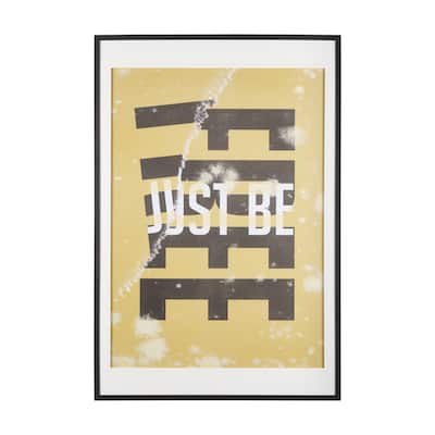 Just Be Free Framed Art Print