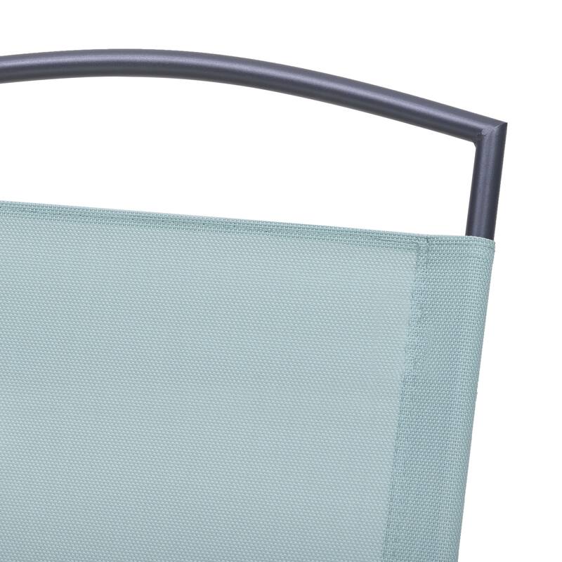 Outdoor 5-piece Patio Dining Set Folding Chairs and Glass Table with Umbrella Hole - See the specifications
