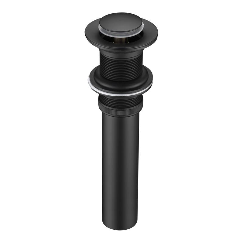 Luxier DS03-T Bathroom Sink Push Pop-Up Drain Stopper with No Overflow