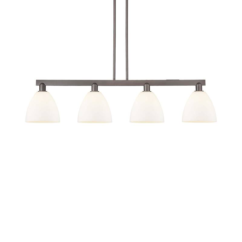Innovations Lighting 716-4I-13-52 Bristol Linear Bristol 4 Light 52" - Oil Rubbed Bronze / Matte White