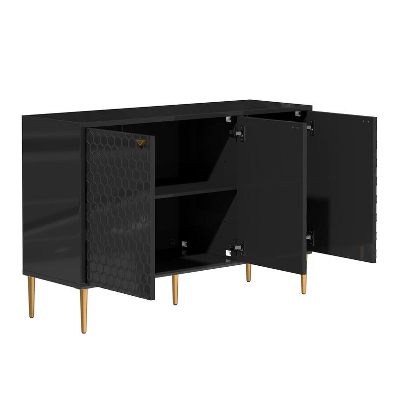 three-door cabinet