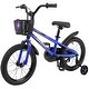 preview thumbnail 53 of 54, Adjustable 14" & 16" Kids Bike with Training Wheels, Safe Brakes & Easy Assembly