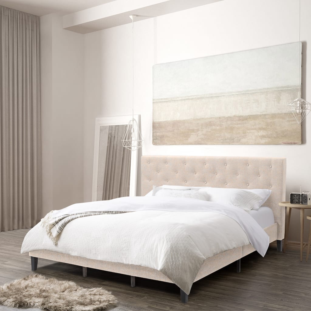 Nova Ridge Tufted Upholstered Bed, King