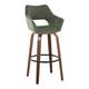 Option Green Fabric/Walnut Wood