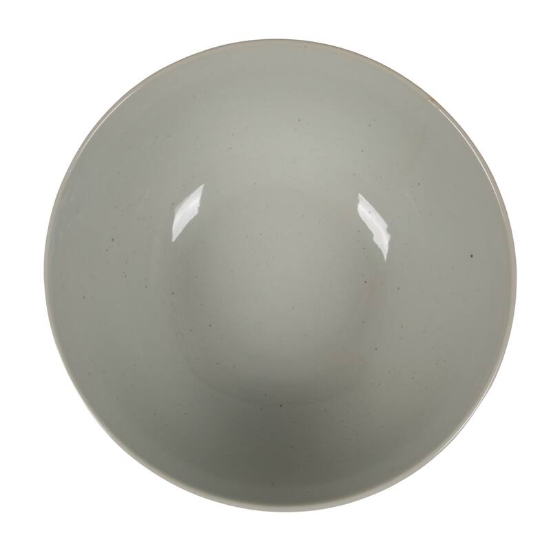 Hand Painted Stoneware Bowl with Floral Design