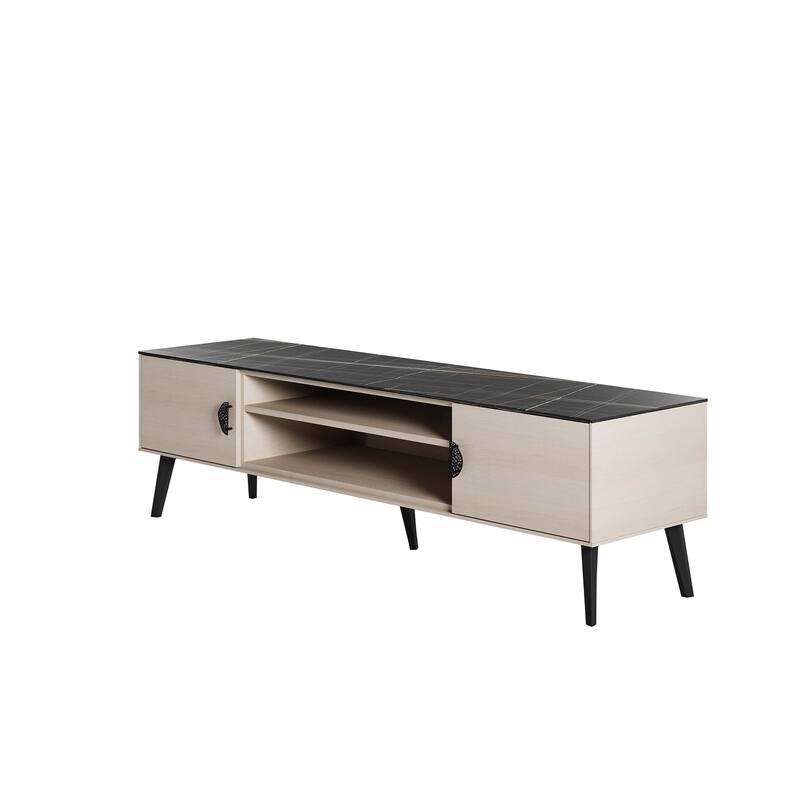 Manhattan Comfort Haley 70.9" Mid-Century Modern TV Stand
