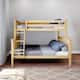 Max and Lily Twin over Full Bunk Bed - Natural