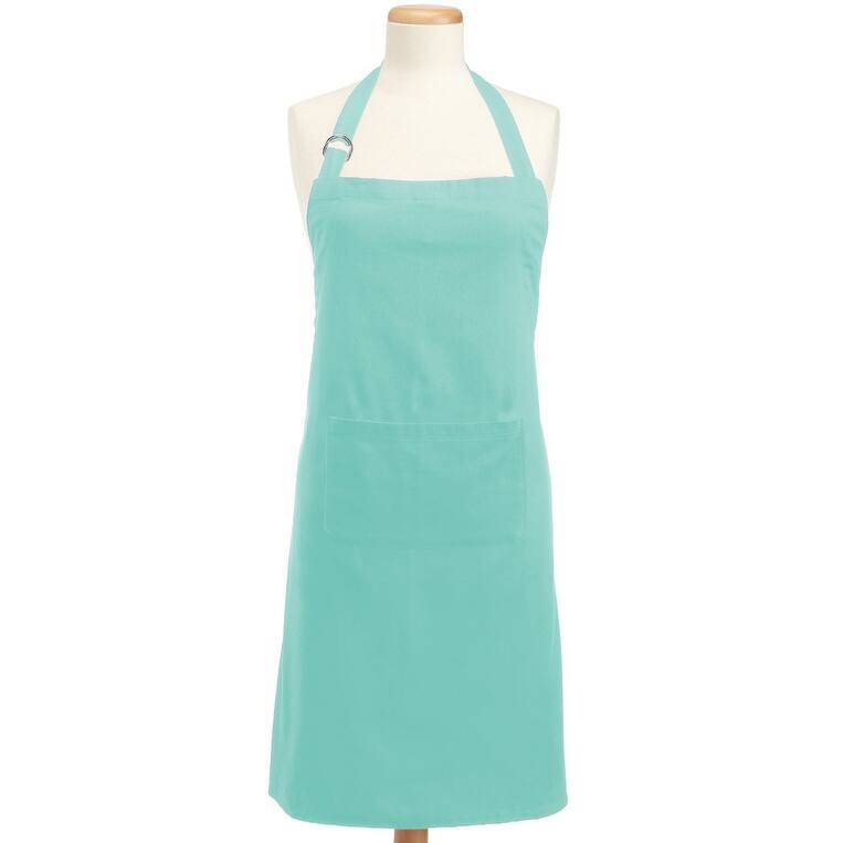 Chino Cotton Unisex Kitchen Chef Apron - 32" - Aquamarine