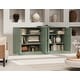 preview thumbnail 35 of 75, 100% Solid Wood Sideboard with Glass or Solid Wood Doors by Palace Imports - 64" x 35.75"