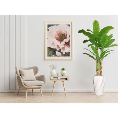 Vintage Home 92" High Faux Banana Tree With Fiberstone Planter For Home Decor - Green