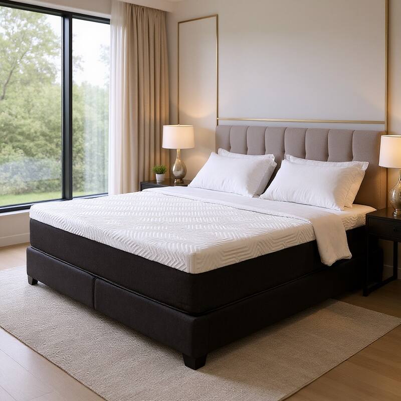 Hybrid Lux Memory Foam and Wrapped Coil Mattress - Twin