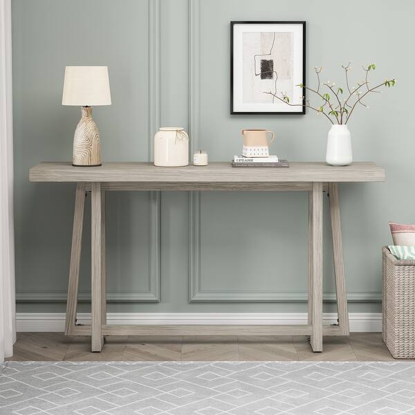 59.84 Inch Console Table Stylish Rectangular Entryway Outdoor Patio ...