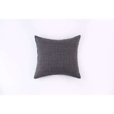Harlow Sham, Charcoal, Euro