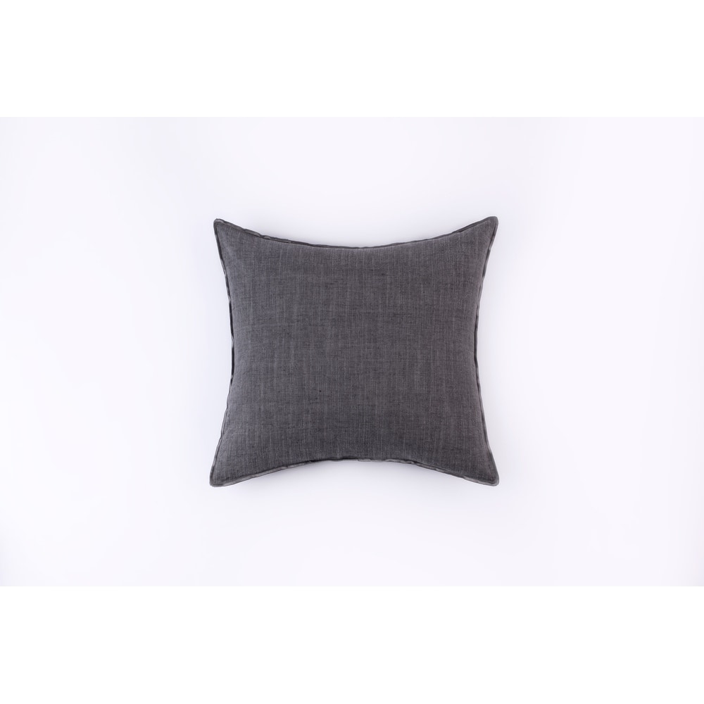 Harlow Sham, Charcoal, Euro