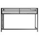 preview thumbnail 9 of 7, Twin loft bunk black