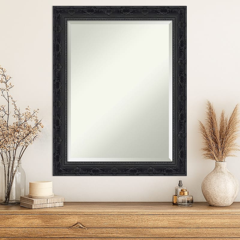 Filigree Beveled Framed Wall Mirror