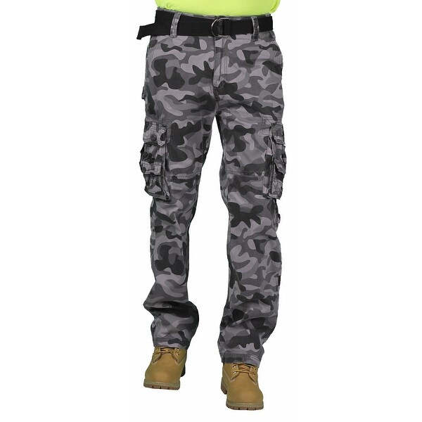 Shop Most Official Seven Men's Belted Black Camouflage ...