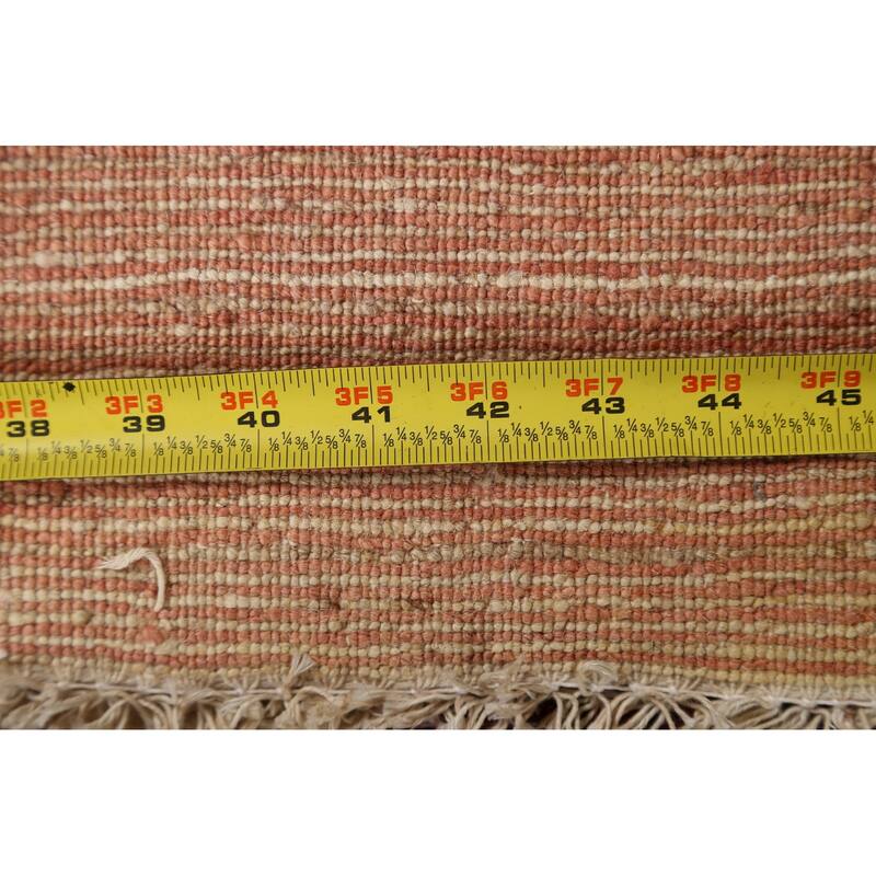 Hand Knotted Oriental 100% Wool Carpet Tribal All-Over Multi-Colored Gabbeh (kashkoli) Area Rug - 11' 8'' X 9' 2''