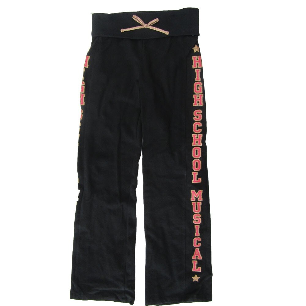 Shop Disney Girls Black High School Musical Sweatpants Overstock