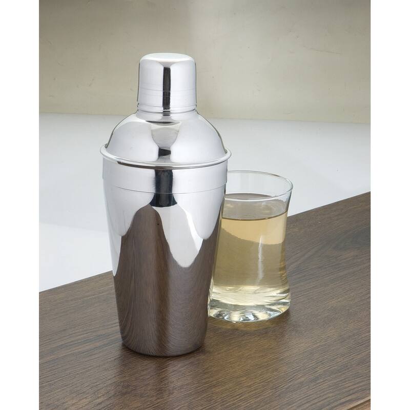 Sol Living Deluxe Stainless Steel Cocktail Shaker with Strainer